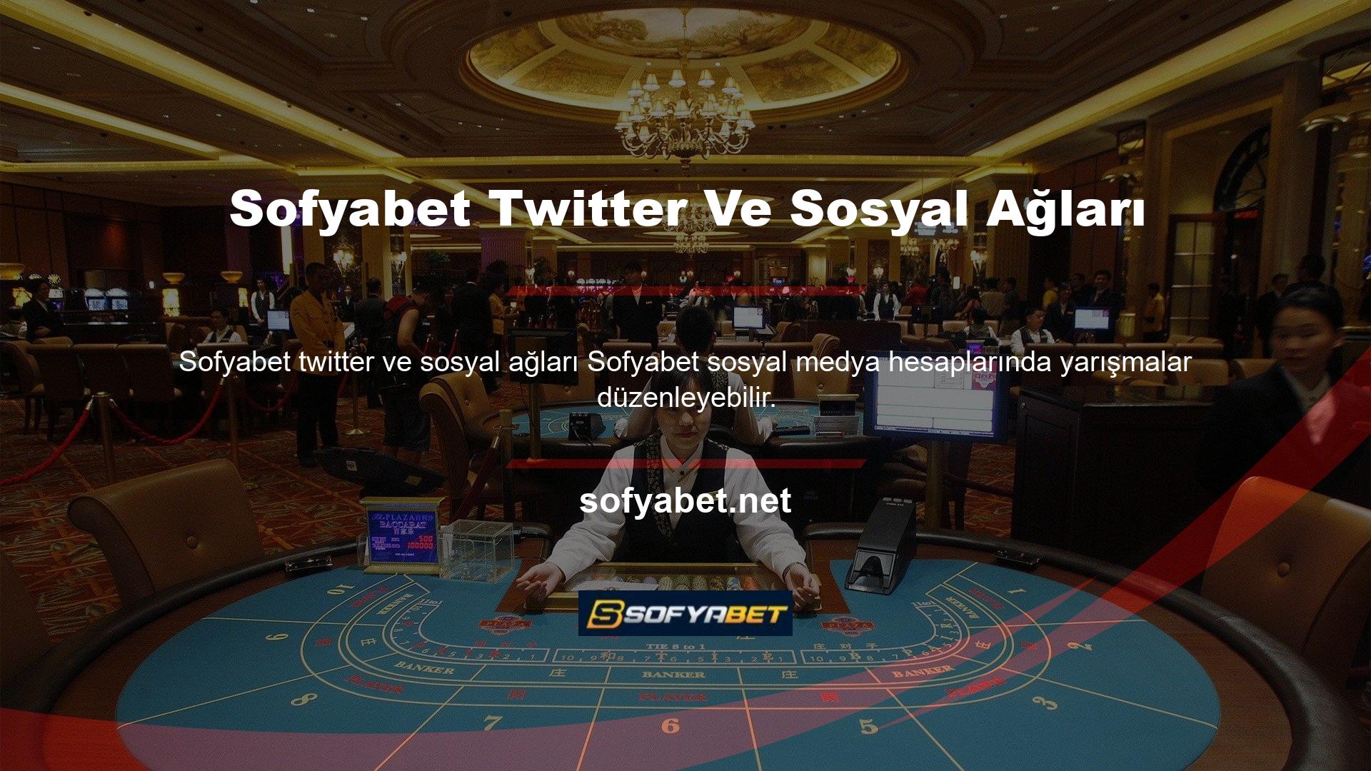 Bu oyunlar genellikle Sofyabet Casino'nun Twitter hesabında barındırılır ve diğer sosyal medya hesapları aracılığıyla kullanıcılarla paylaşılır